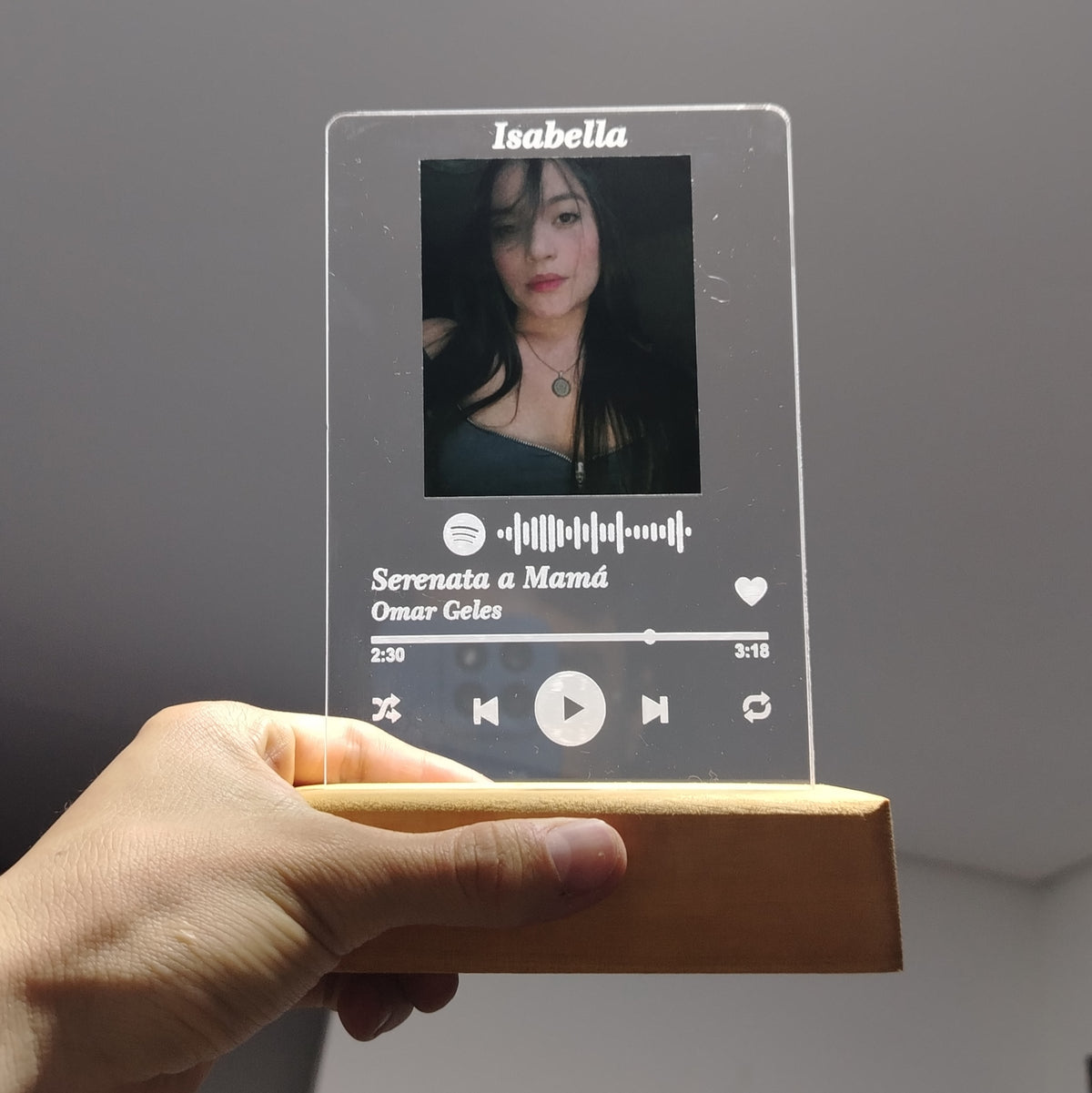 Mini Placa Spotify