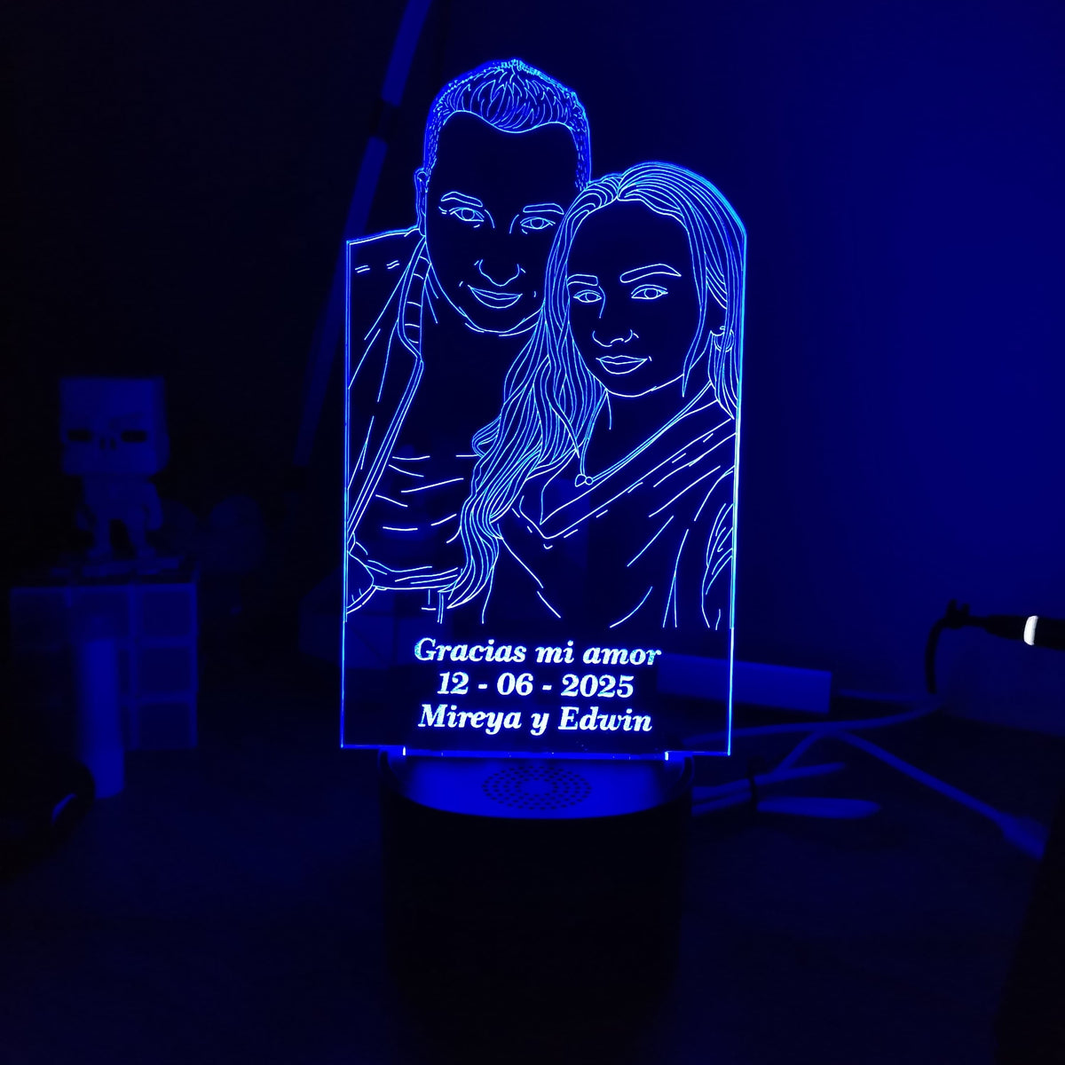 Lámpara parlante