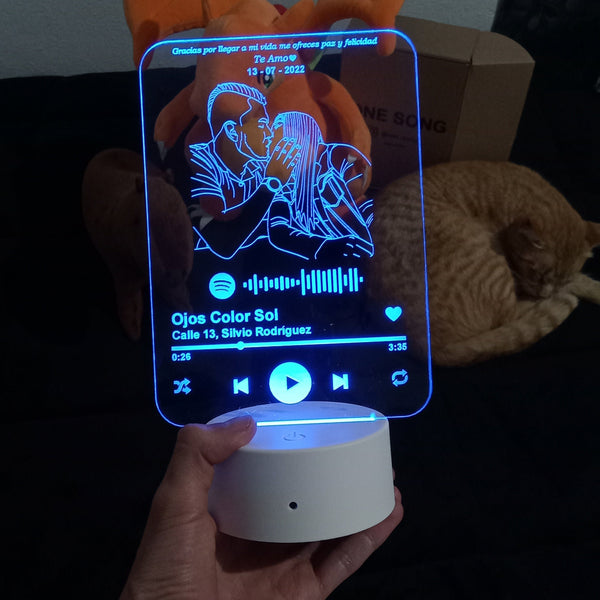 Lámpara Líneas Spotify