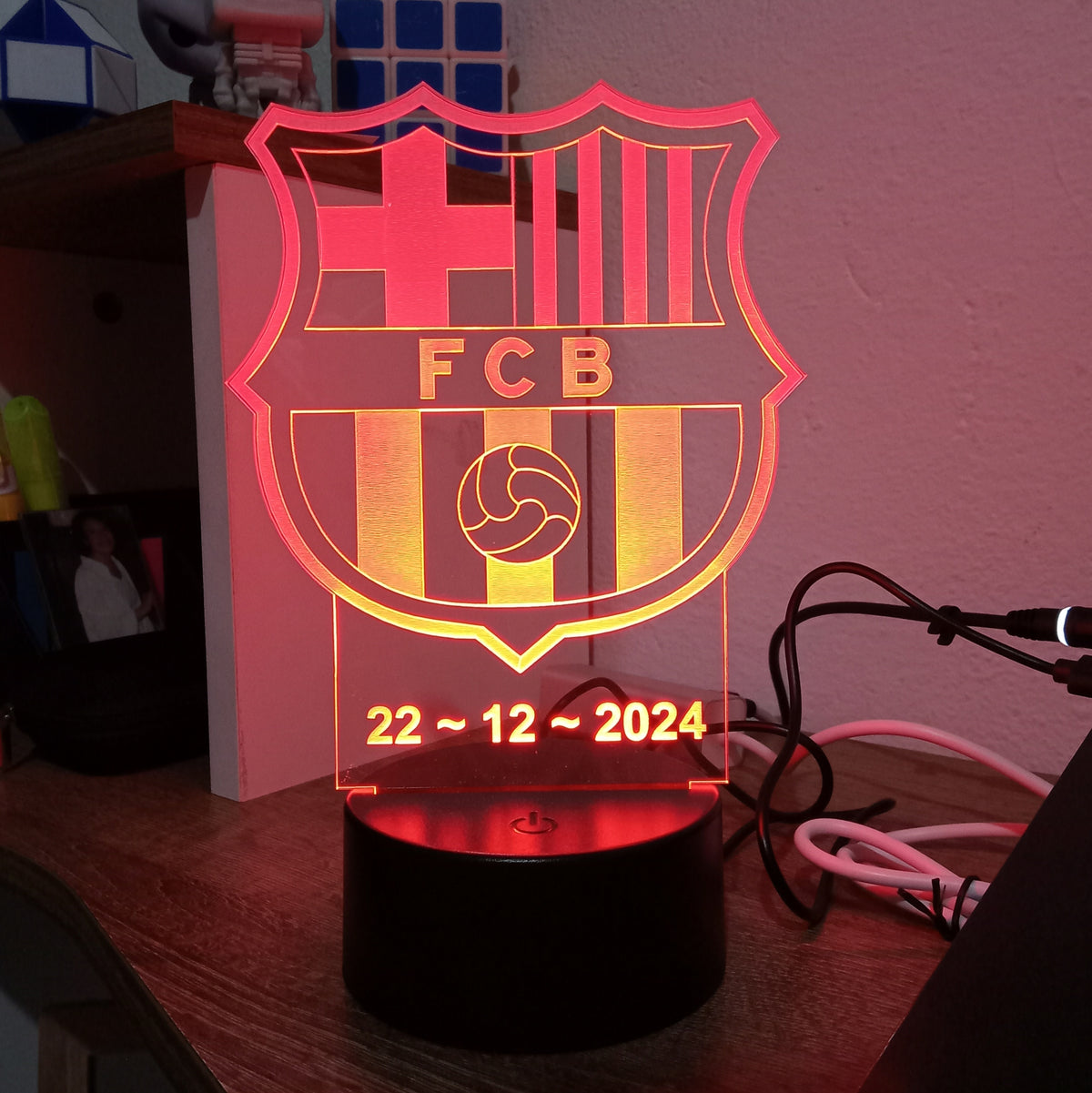 Lámpara Escudo de Fútbol