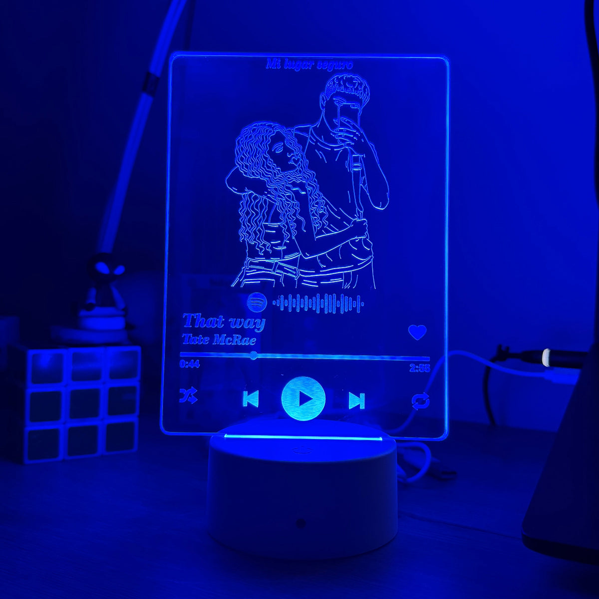 Lámpara Líneas Spotify