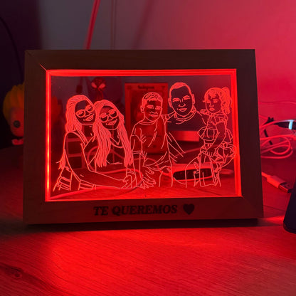 Portaretrato LED Personalizado