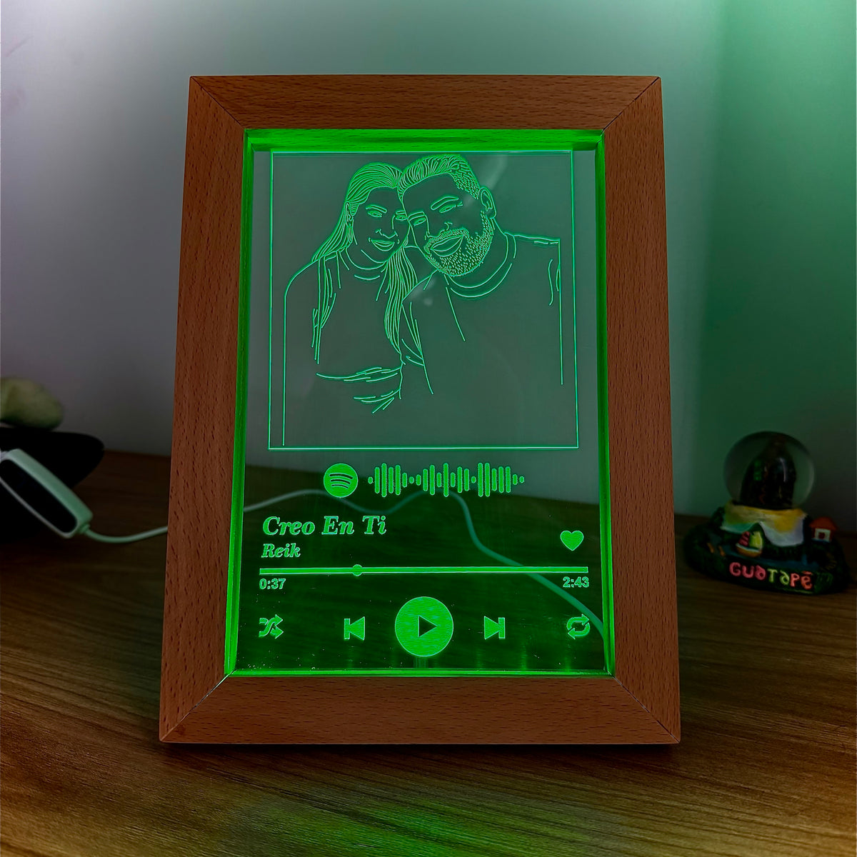 Portaretrato Led Spotify