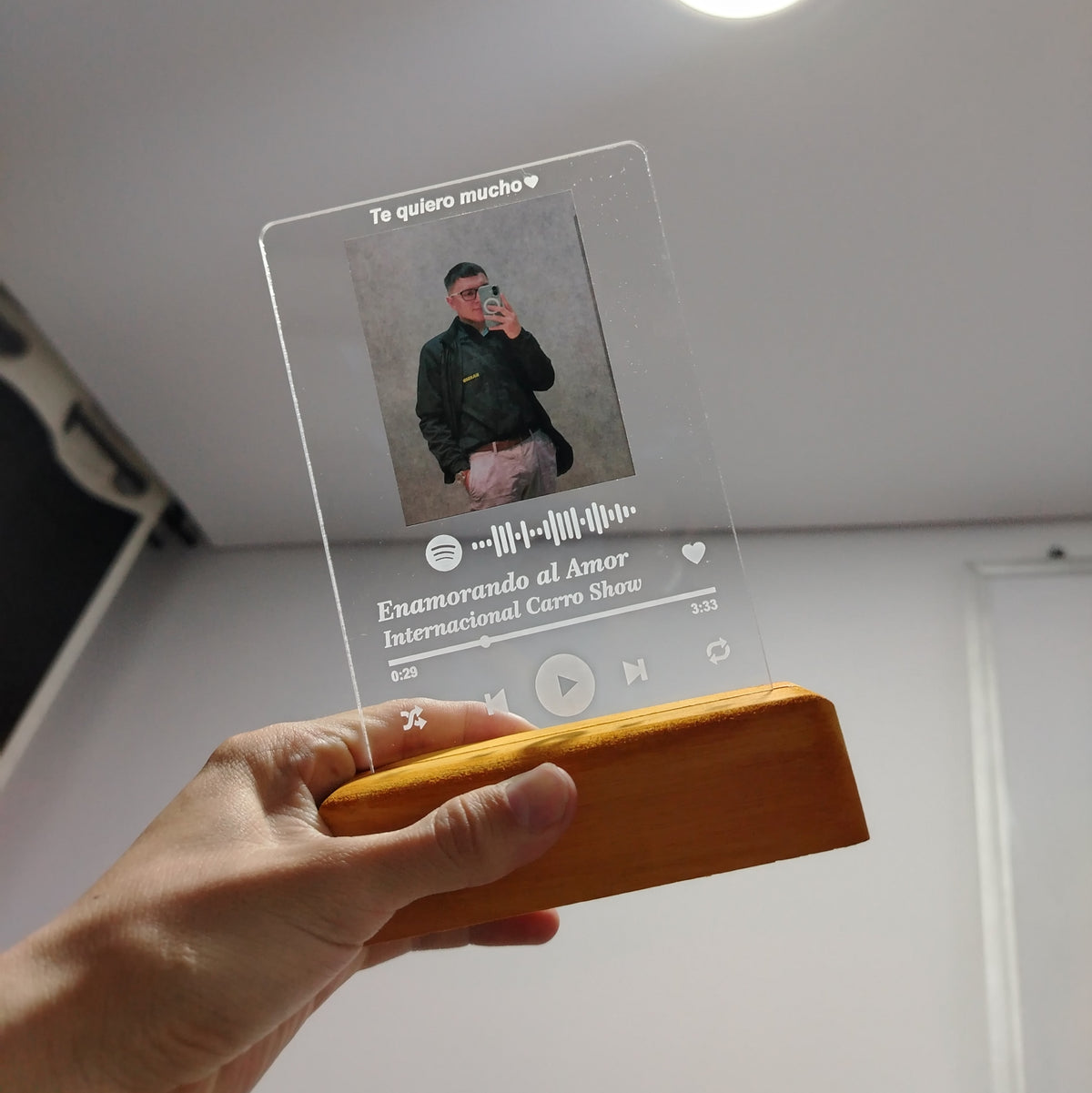 Mini Placa Spotify