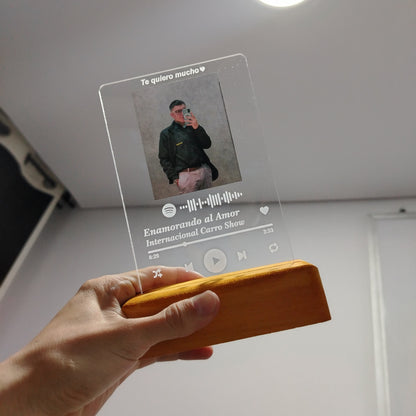 Mini Placa Spotify