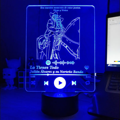 Lámpara Líneas Spotify