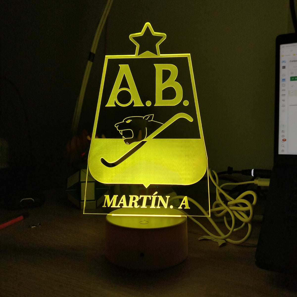 Lámpara Escudo de Fútbol