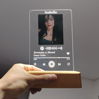 Mini Placa Spotify