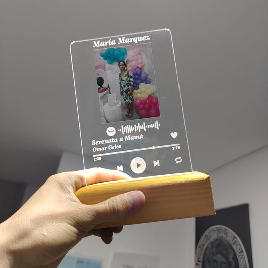 Mini Placa Spotify
