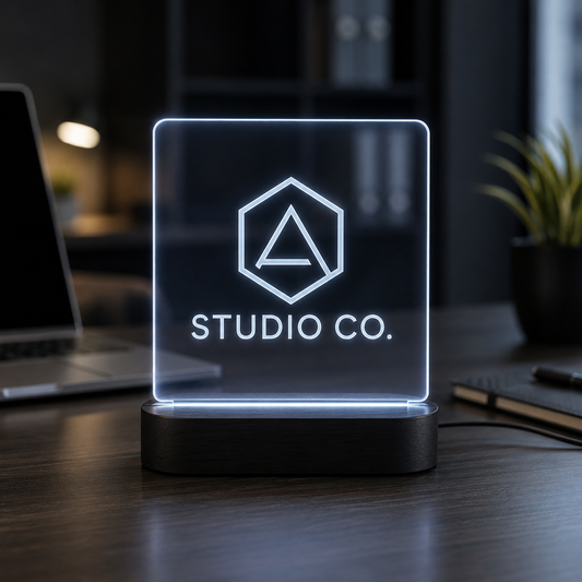 Lámpara Logo Empresarial Personalizada