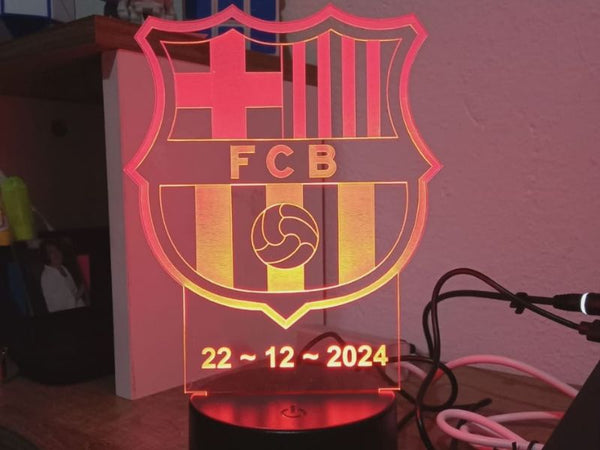 Lámpara Escudo – Lámpara LED personalizada One Songs