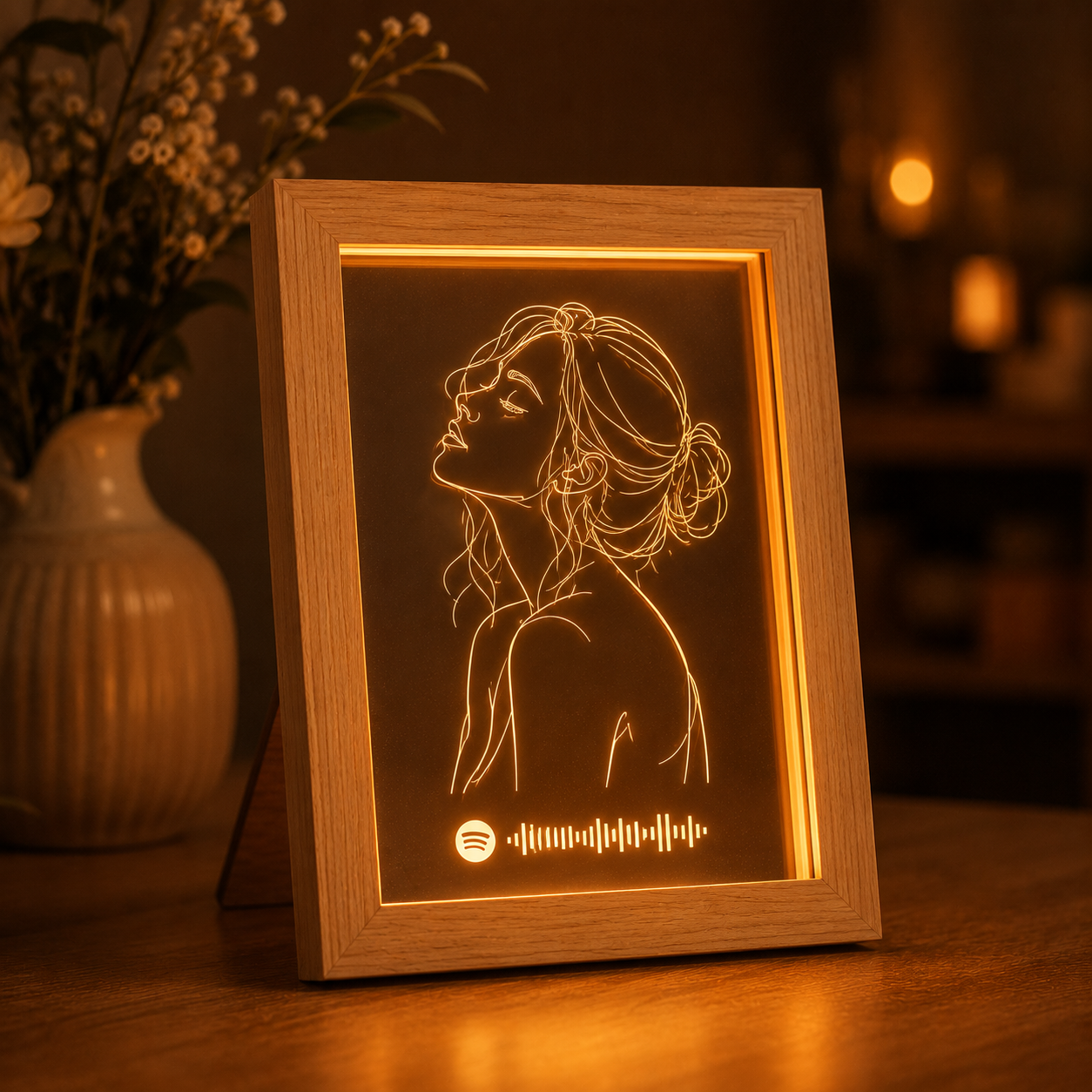 Portaretrato LED Personalizado con Foto