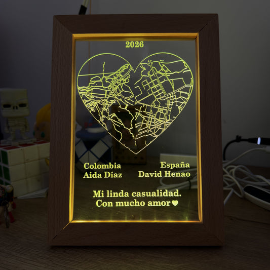 Portarretrato Corazón a Distancia