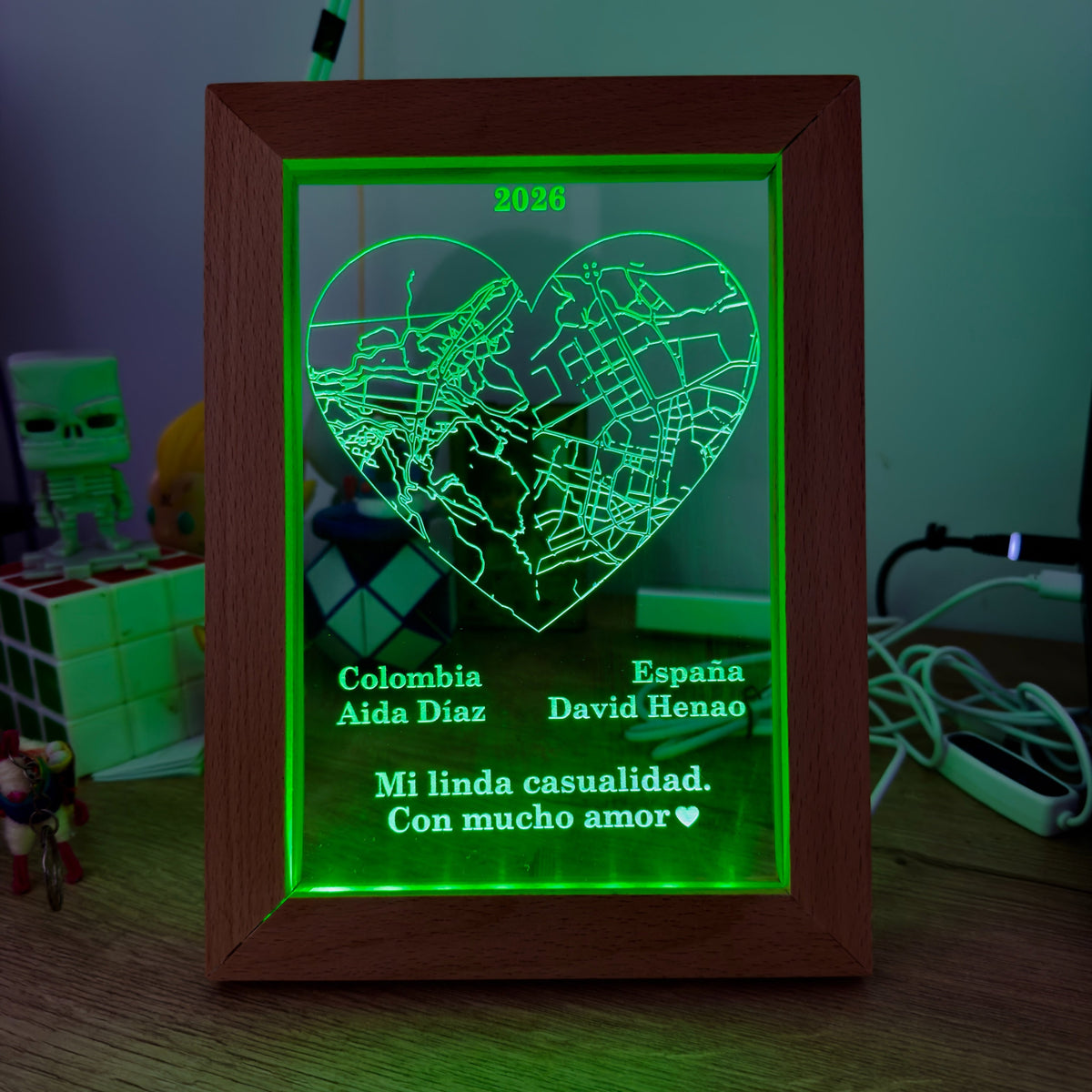 Portarretrato Corazón a Distancia