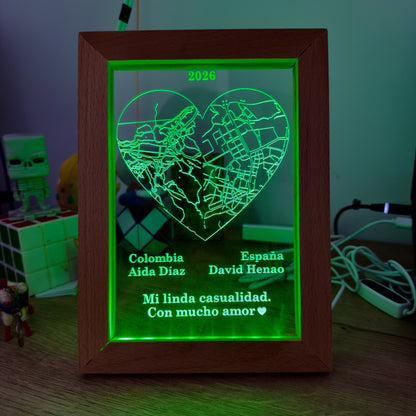 Portarretrato Corazón a Distancia