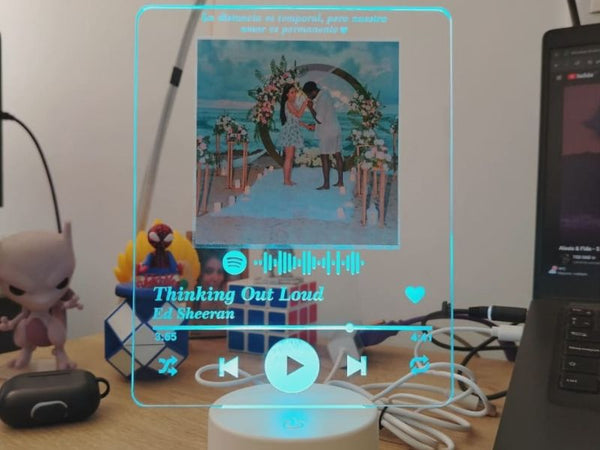 Lámpara Foto – Lámpara LED personalizada One Songs